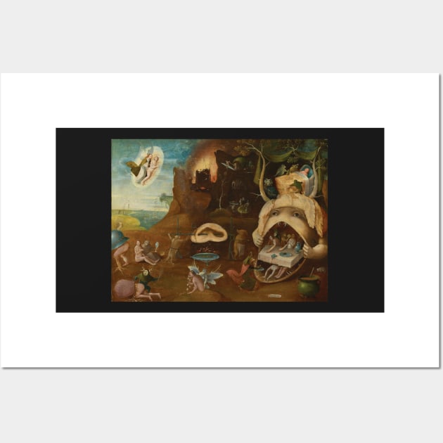 The Vision of Tundale - Follower of Hieronymus Bosch Wall Art by themasters